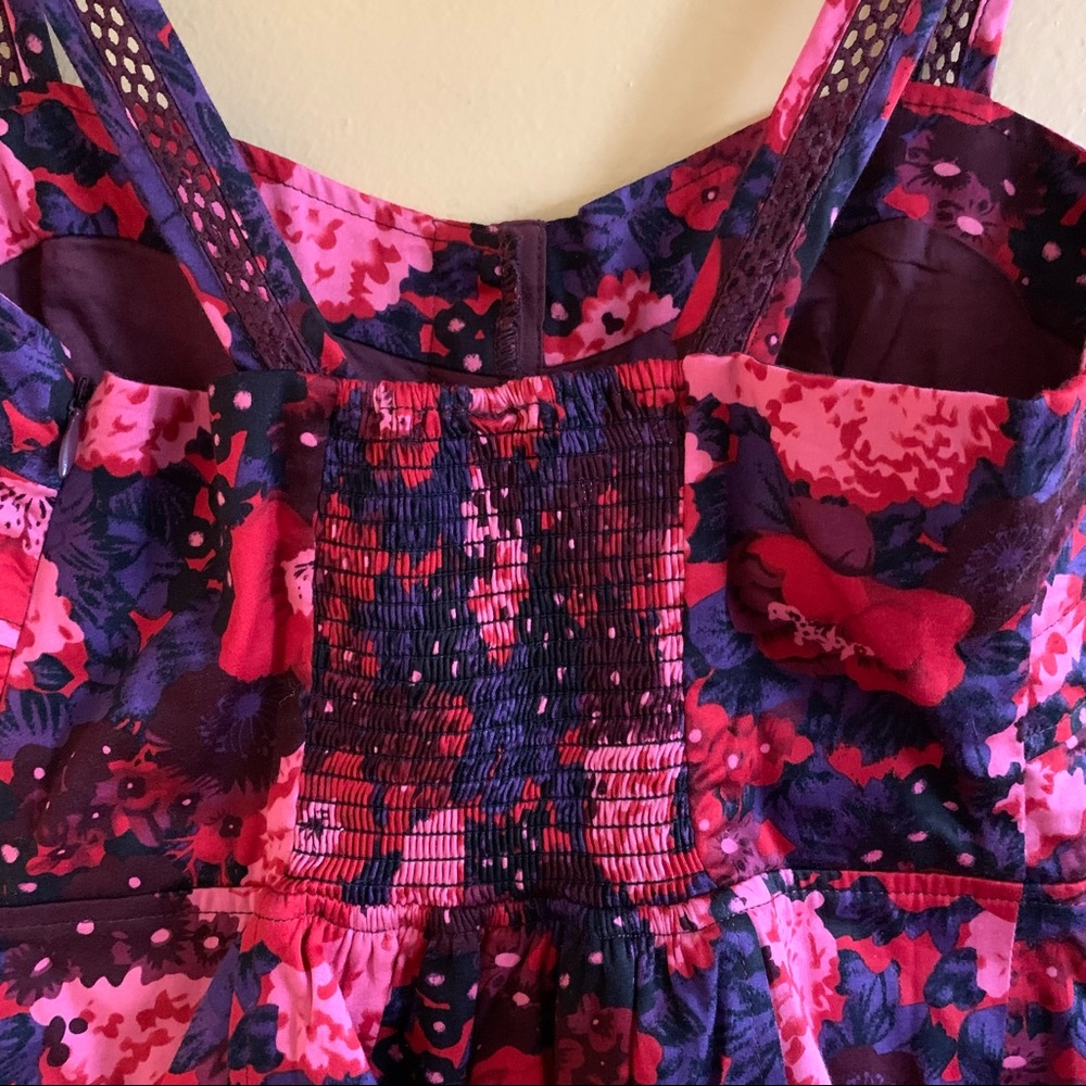 Free People Size 0, Peplum Floral print Tank Top. - Picture 7 of 13